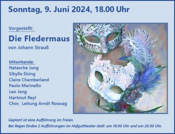 Tickets für Die Fledermaus am 09.06.2024 - Karten kaufen